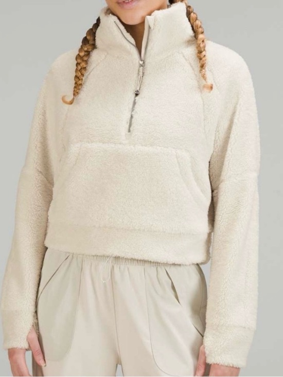 lululemon athletica Jackets & Blazers - Lululemon Sherpa Half Zip Hoodie. Size XS/S